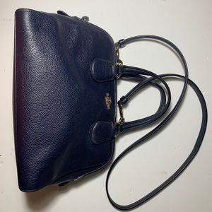 Coach purse Navy blue